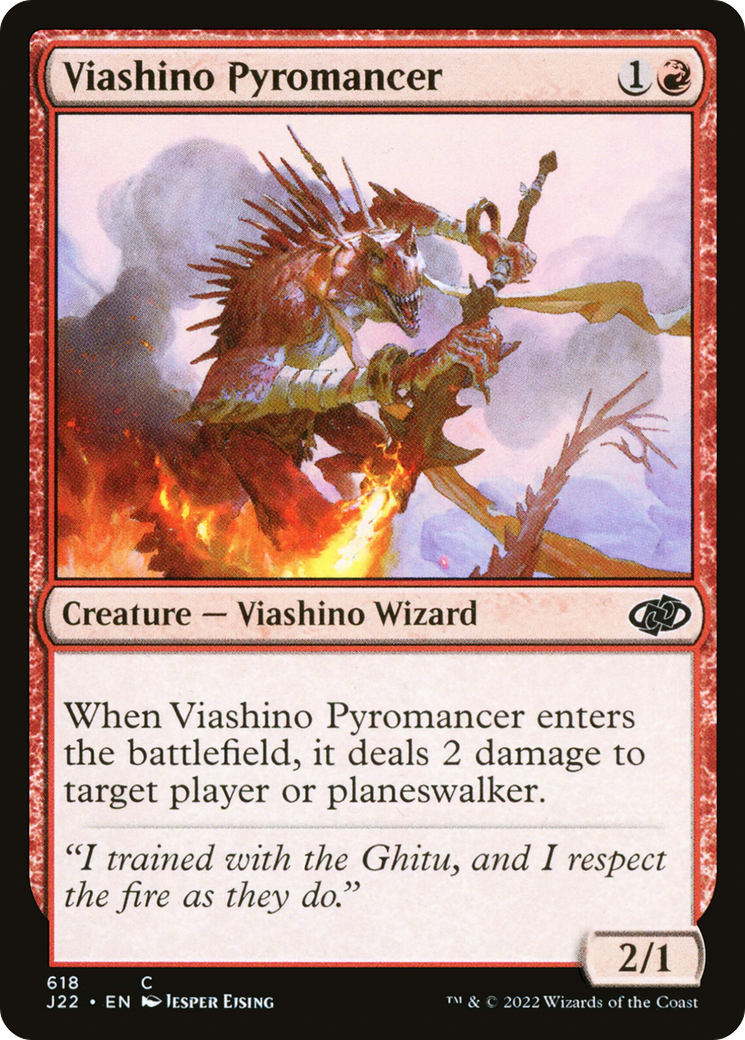 Viashino Pyromancer [Jumpstart 2022] | Silver Goblin