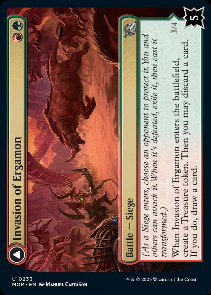Invasion of Ergamon // Truga Cliffcharger (233) - March of the Machine