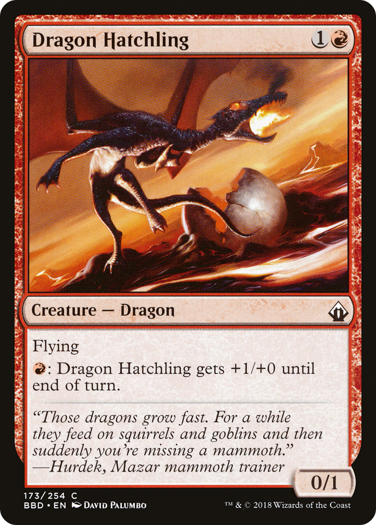 Dragon Hatchling (173) Foil - Battlebond