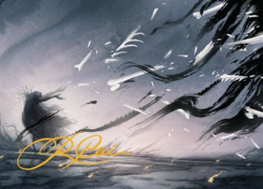 Shadow Prophecy Art Card (Gold-Stamped Signature) [Dominaria United Art Series]