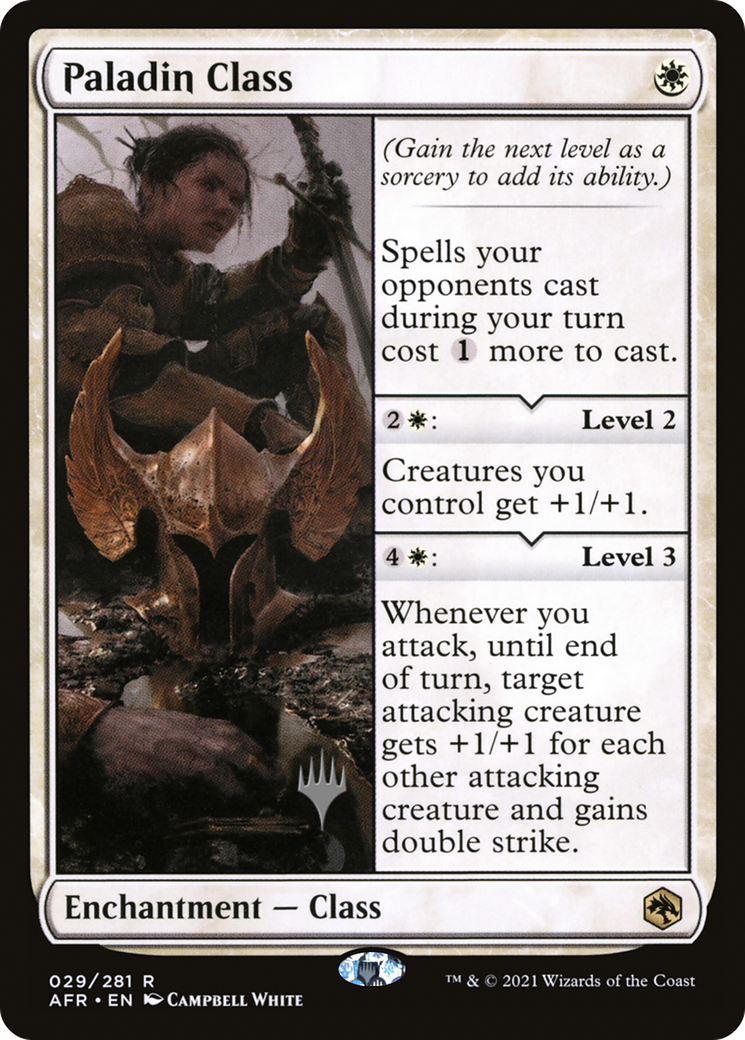 Paladin Class (029) - Adventures in the Forgotten Realms Promos