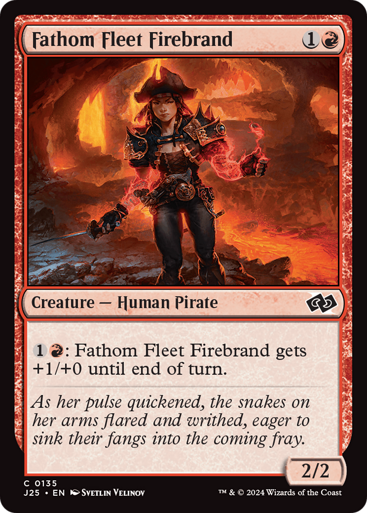 Fathom Fleet Firebrand [Foundations Jumpstart] | Silver Goblin