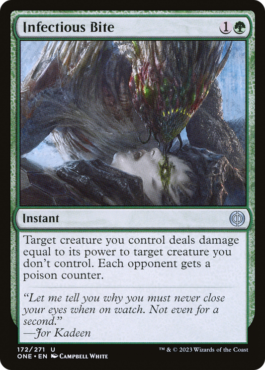 Infectious Bite (172) Foil - Phyrexia: All Will Be One