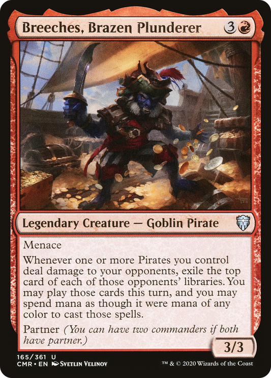 Breeches, Brazen Plunderer (165) Foil - Commander Legends