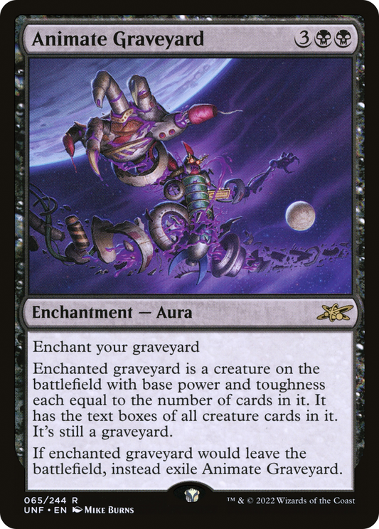 Animate Graveyard (065) Foil - Unfinity
