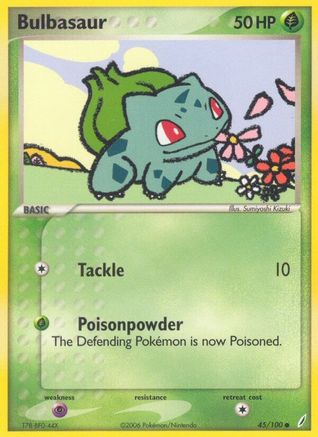 Bulbasaur (45/100) [EX: Crystal Guardians] | Silver Goblin