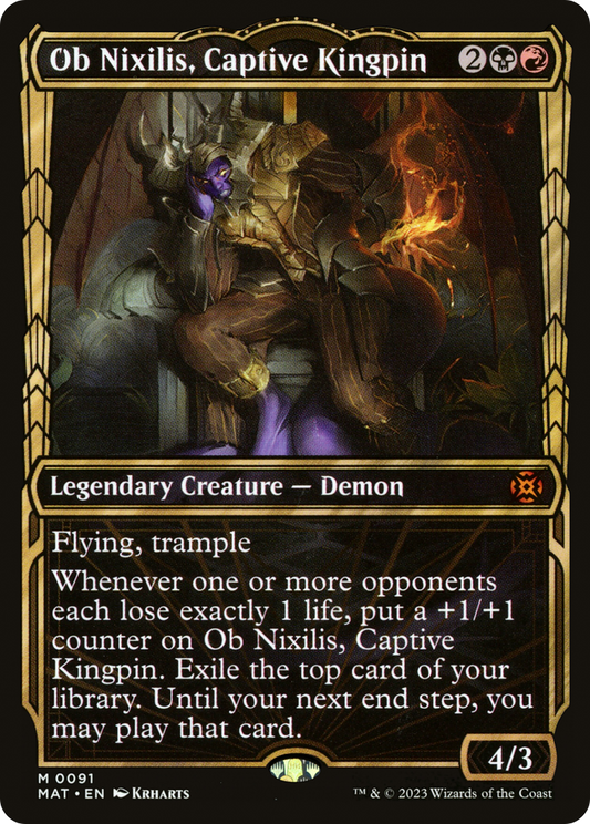 Ob Nixilis, Captive Kingpin (Showcase) (091) - March of the Machine: The Aftermath