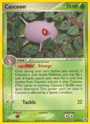 Cascoon (30) Reverse Holofoil - Legend Maker