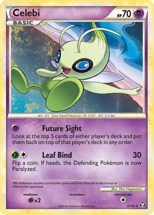 Celebi (3) Holofoil - Triumphant