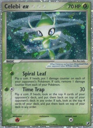 Celebi ex (117) Holofoil - Unseen Forces