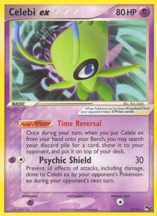 Celebi ex (Non-Holo) (17) - POP Series 2