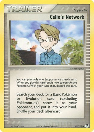 Celio's Network (88) Reverse Holofoil - FireRed & LeafGreen
