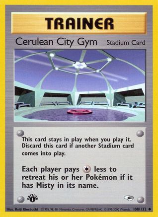 Cerulean City Gym (108) 1st Edition - Gym Heroes