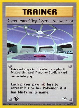 Cerulean City Gym (108/132) [Gym Heroes Unlimited] | Silver Goblin