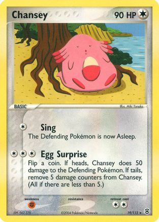 Chansey (19/112) [EX: FireRed & LeafGreen] Reverse Holofoil