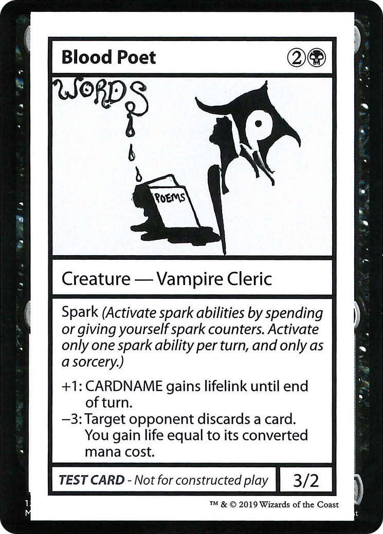 Blood Poet (034) - Mystery Booster Playtest Cards 2021