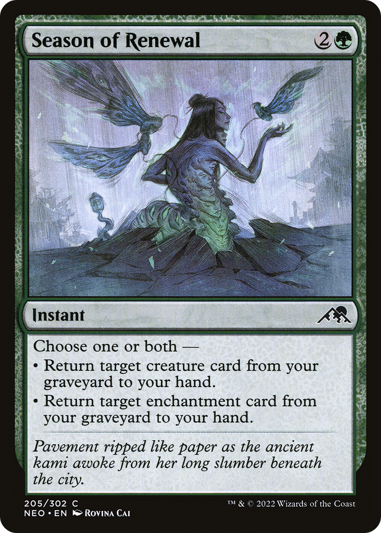 Season of Renewal (205) Foil - Kamigawa: Neon Dynasty