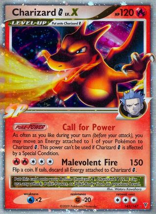 Charizard G Lv.X (143) Holofoil - Supreme Victors