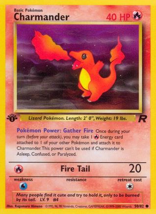 Charmander (50) Unlimited - Team Rocket
