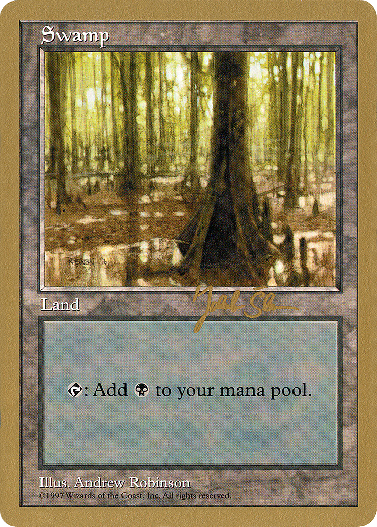 Swamp (443) - 1997 Jakub Slemr (5ED) (Retro) - World Championship Decks 1997