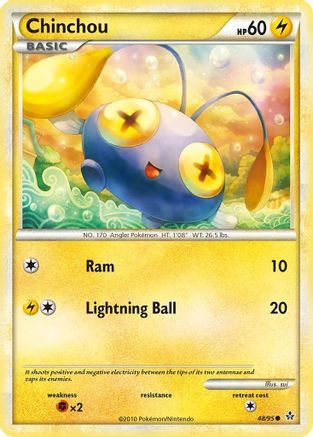 Chinchou (48/95) [HeartGold & SoulSilver: Unleashed] Reverse Holofoil