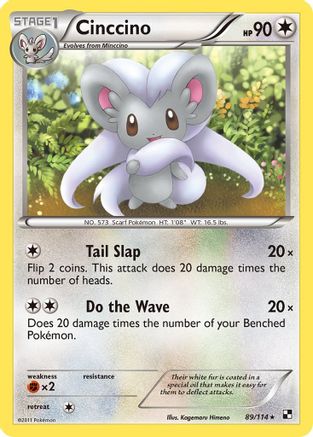 Cinccino (89/114) [Black & White: Base Set] Reverse Holofoil