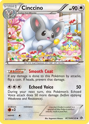 Cinccino (RC19) Holofoil - Legendary Treasures Radiant Collection