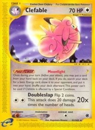 Clefable (41/165) [Expedition: Base Set] Reverse Holofoil