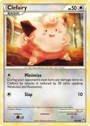 Clefairy (54/95) [HeartGold & SoulSilver: Call of Legends] Reverse Holofoil
