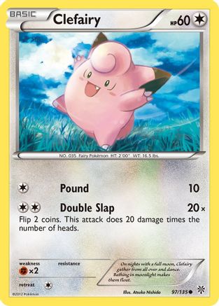 Clefairy (97/135) [Black & White: Plasma Storm] Reverse Holofoil