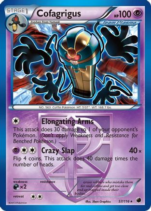 Cofagrigus (57/116) [Black & White: Plasma Freeze] | Silver Goblin