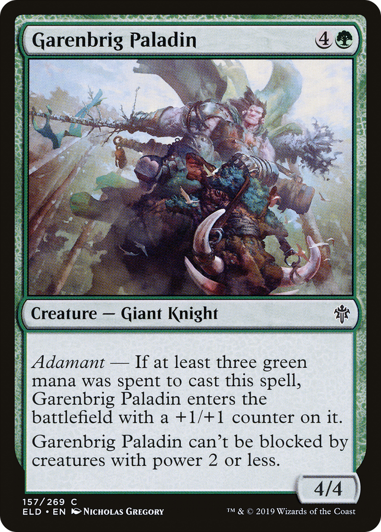 Garenbrig Paladin (157) - Throne of Eldraine