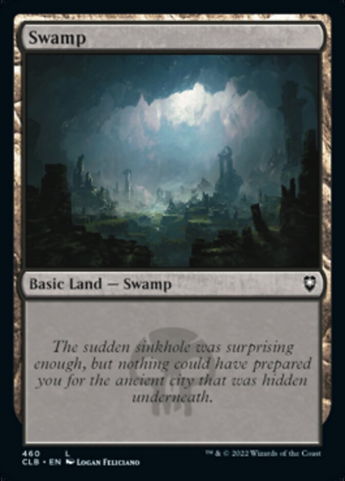 Swamp (460) [Commander Legends: Battle for Baldur's Gate] | Silver Goblin