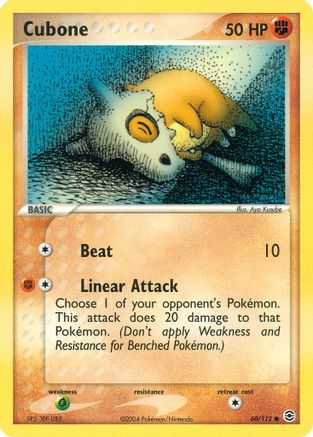 Cubone (60) - FireRed & LeafGreen