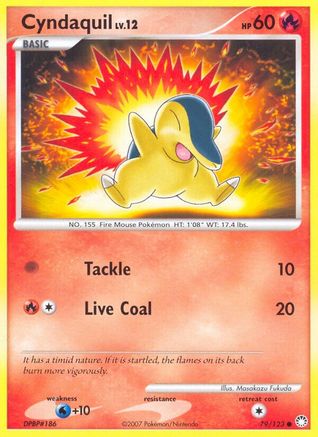 Cyndaquil (79/123) [Diamond & Pearl: Mysterious Treasures] | Silver Goblin