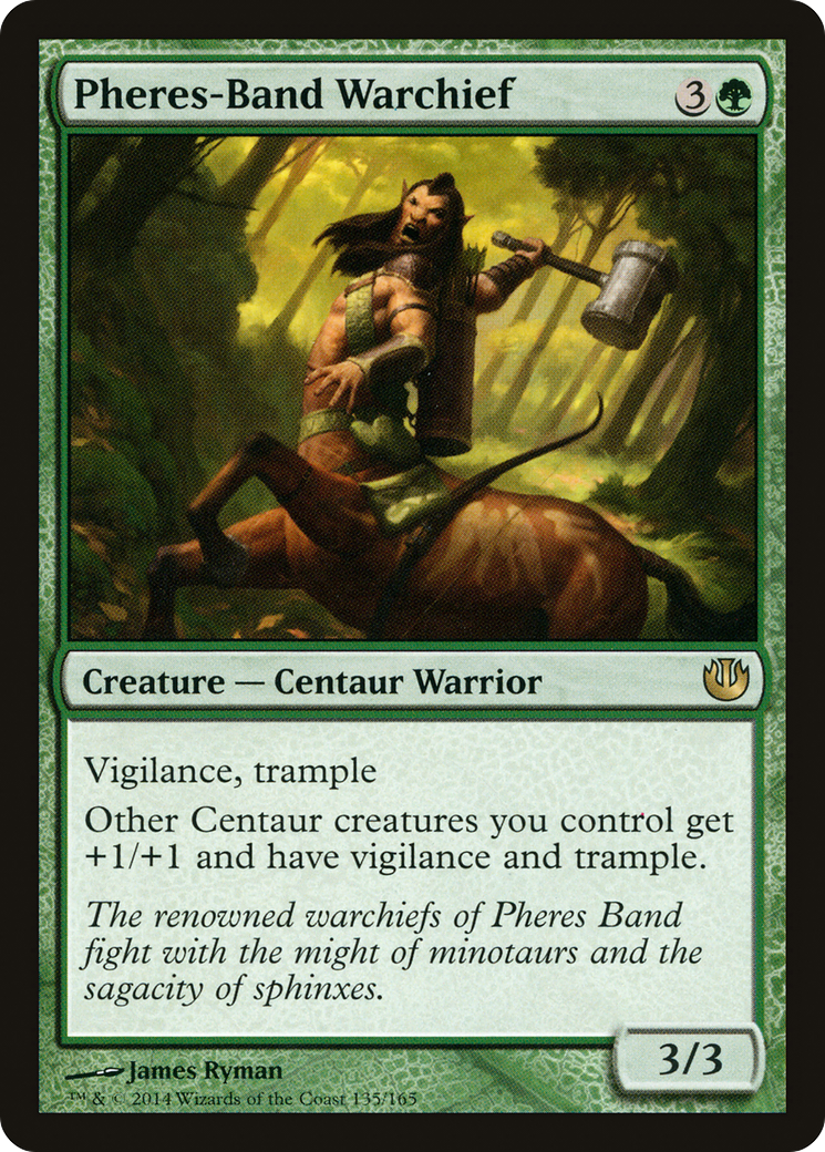 Pheres-Band Warchief (135) Foil - Journey into Nyx
