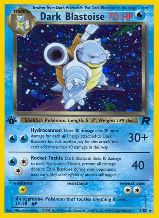 Dark Blastoise (3/82) [Team Rocket Unlimited] | Silver Goblin