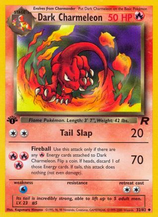 Dark Charmeleon (32) Unlimited - Team Rocket