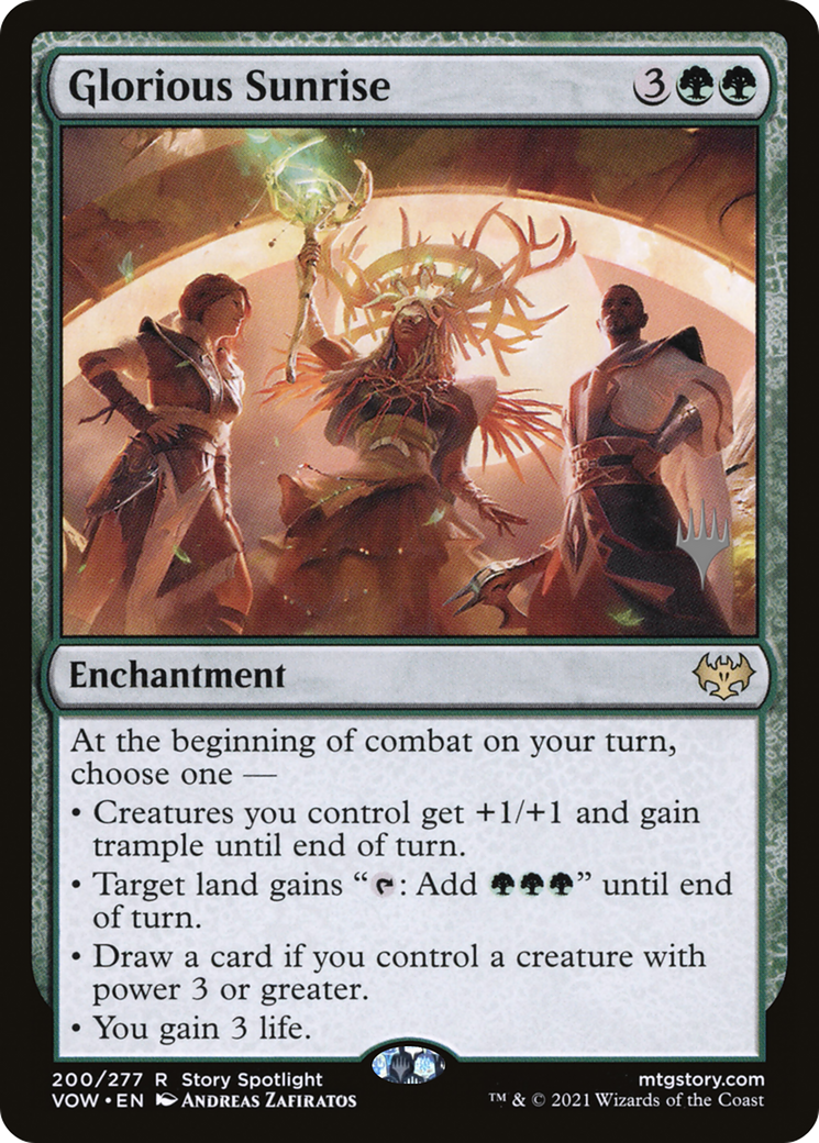 Glorious Sunrise (200p) - Innistrad: Crimson Vow Promos