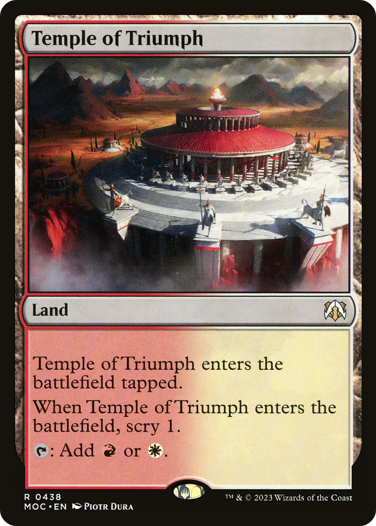 Temple of Triumph [March of the Machine Commander] | Silver Goblin