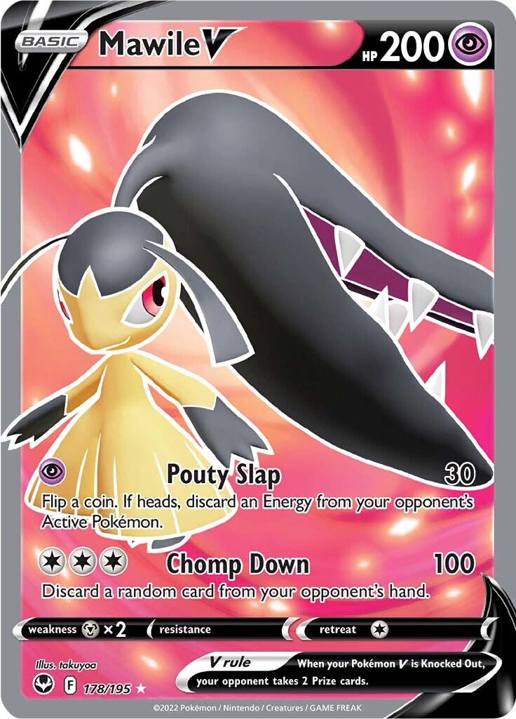 Mawile V (178/195) [Sword & Shield: Silver Tempest] | Silver Goblin