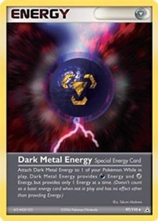 Dark Metal Energy (97/110) [EX: Holon Phantoms] | Silver Goblin