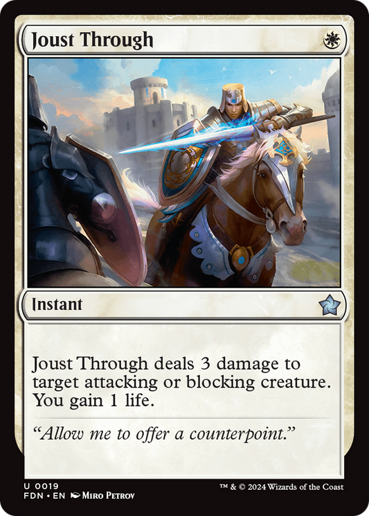 Joust Through [Foundations] Foil