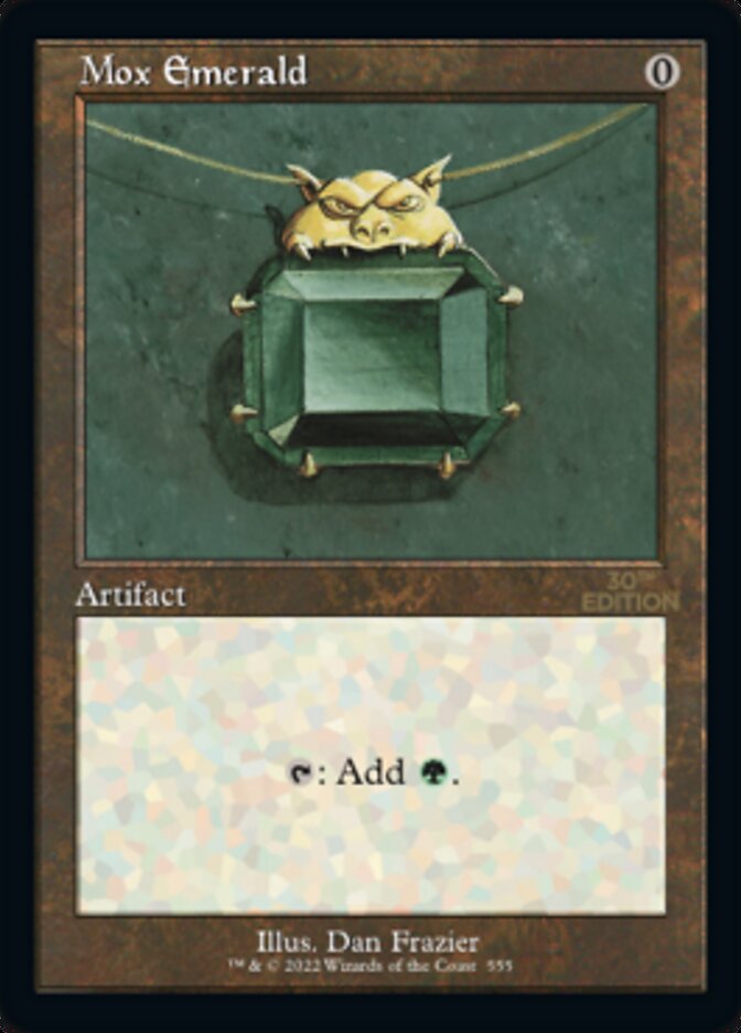 Mox Emerald (Retro) (555) - 30th Anniversary Edition