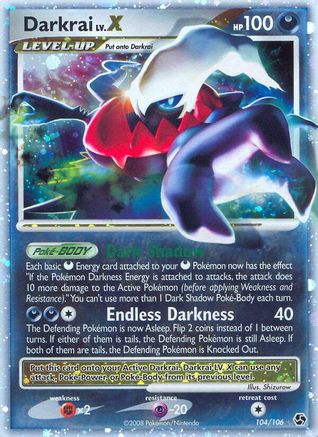 Darkrai LV.X (104) Holofoil - Great Encounters