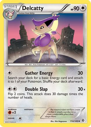 Delcatty (114/149) [Black & White: Boundaries Crossed] Reverse Holofoil