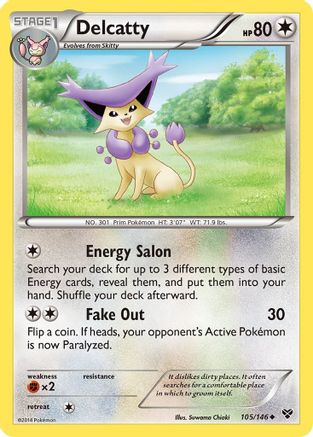 Delcatty (105/146) [XY: Base Set] Reverse Holofoil