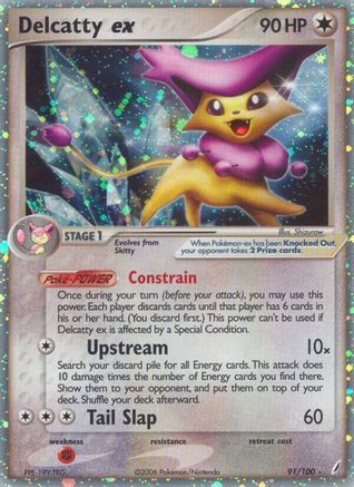 Delcatty ex (91) Holofoil - Crystal Guardians