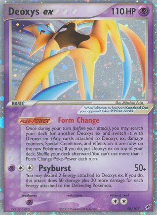 Deoxys ex (Attack Forme) (98) Holofoil - Deoxys