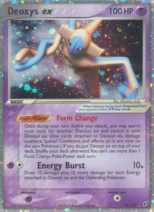 Deoxys ex (Normal Forme) (97) Holofoil - Deoxys